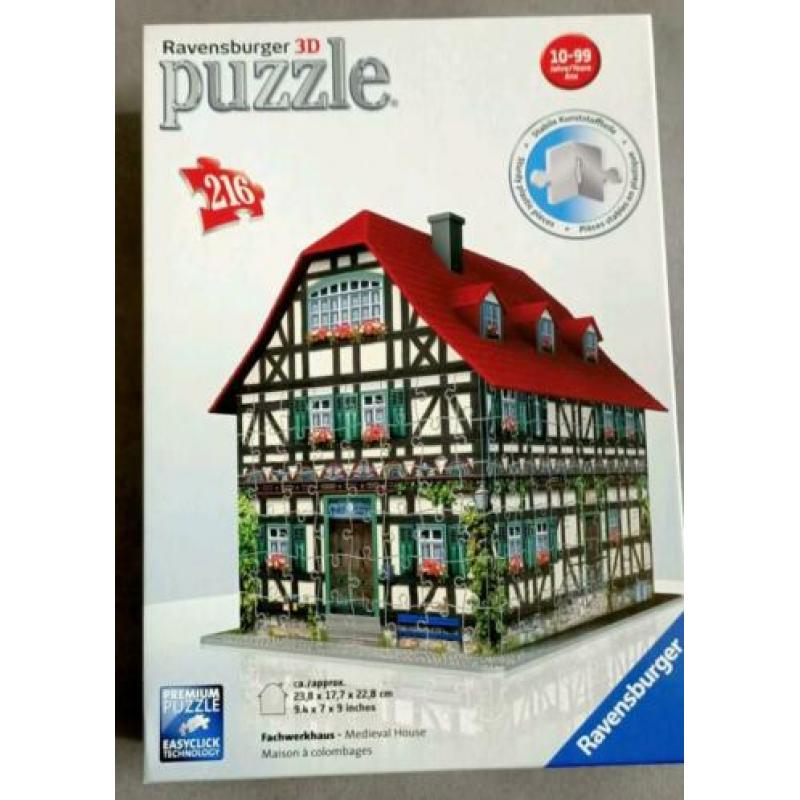 Diverse grote en kleine en 3D puzzels