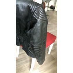 Motor jas dame maat 38 leer leder