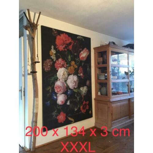 XXXL stilleven van bloemen De Heem Jan Davidsz 200 x 134