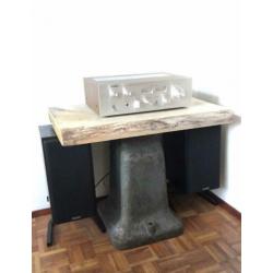 Vintage hifi / tv tafel industriële stijl
