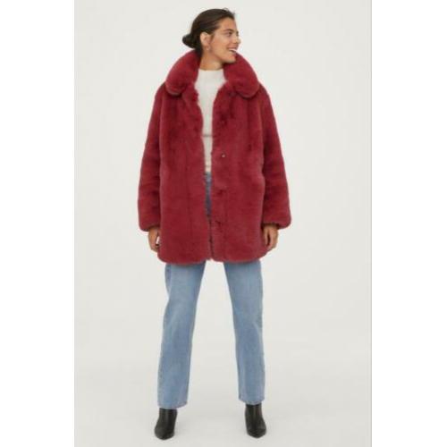 H&M Trend Imitatie bontjas nieuw H&M teddy faux fur jas
