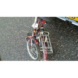 Rood vouwfiets