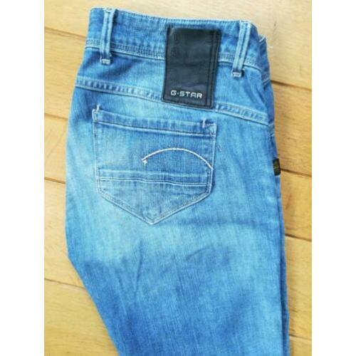 G-STAR RAW spijkerbroek blauw maat 28 x 34