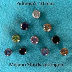 MELANO STURDY Ringen+Zettingen+NIEUWE Balletjes Cateye oa na
