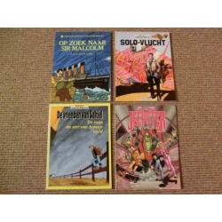 4 stripboeken uit de collectie Pilote reeks