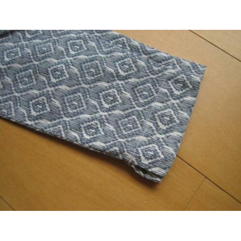 Mooie sportieve 7/8 blauw-witte broek MAC ASHLEY 42 snazzeys