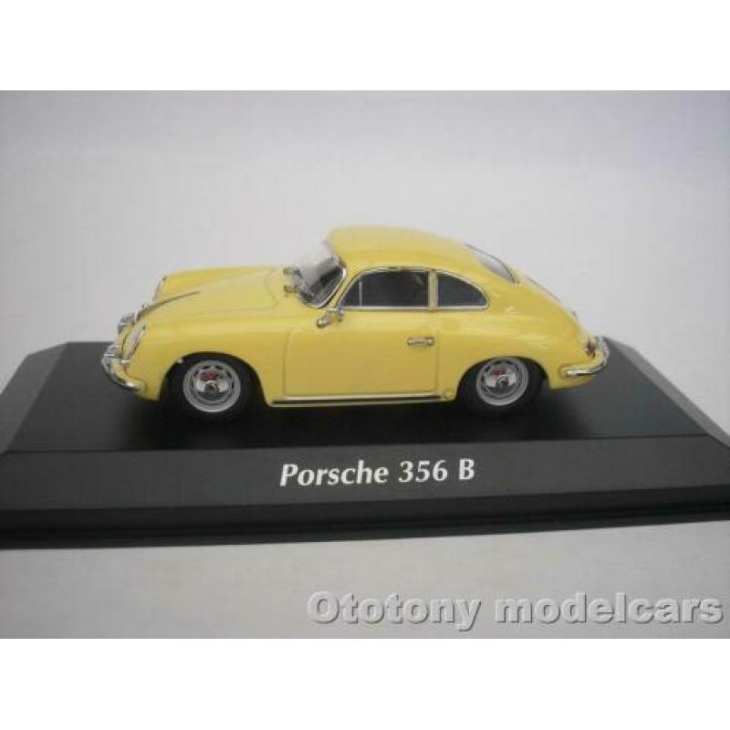 Porsche 356 B 1961 Geel 1/43 Maxichamps