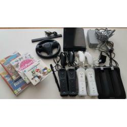 Nintendo Wii spelcomputer+games
