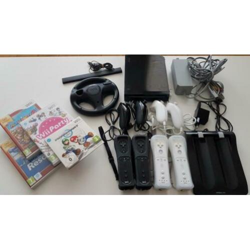 Nintendo Wii spelcomputer+games