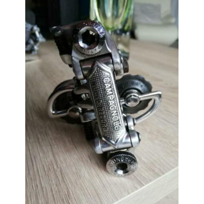 Vintage top conditie Campagnolo derailleur set patent 1979.