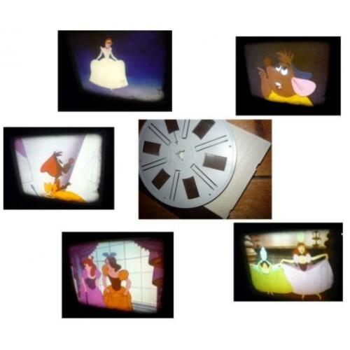 x 8mm film 2x Walt Disney Assepoester 120mtr kleur geluid -
