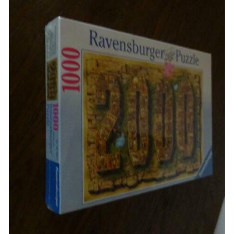 Nieuw 1000 stukjes hoge Kwaliteit puzzel Raven burger, zit n