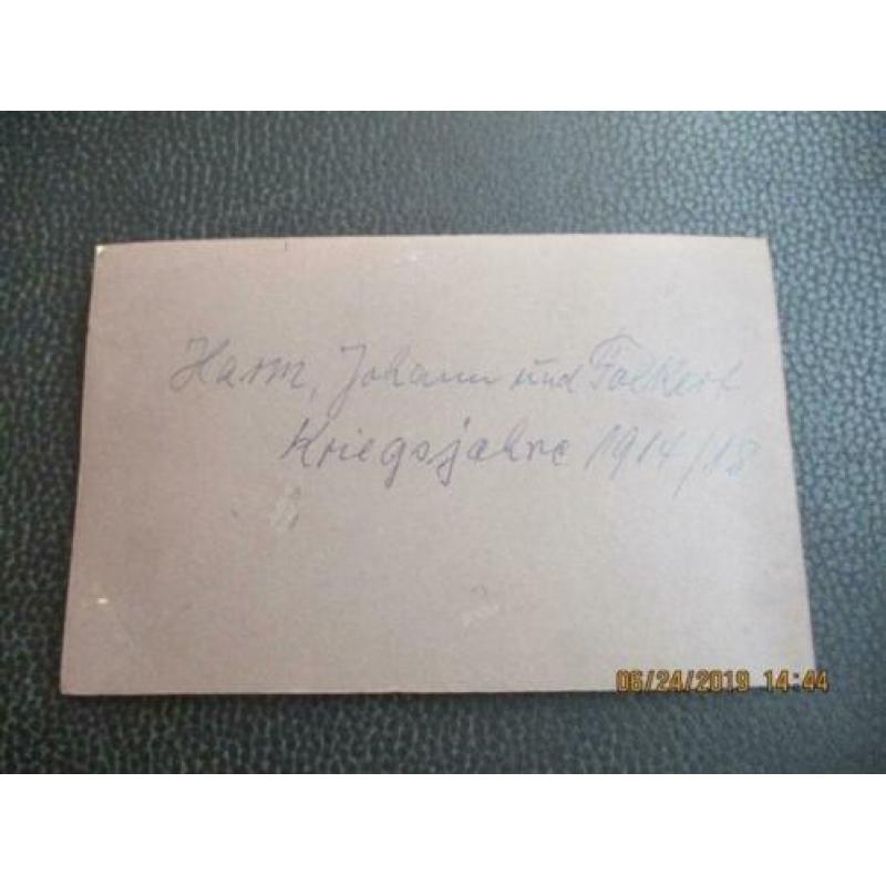 D-049 Antieke foto WO I, Duitse soldaten