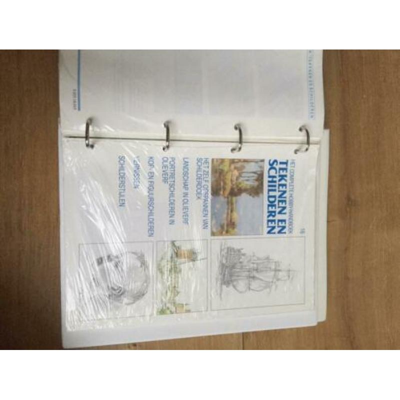 ==Nieuw== Teken en schilder cursus 3 mappen vol tekenen