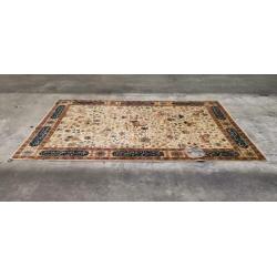 Handgeknoopt Perzisch tapijt Isfahan Afghan light 210x310cm
