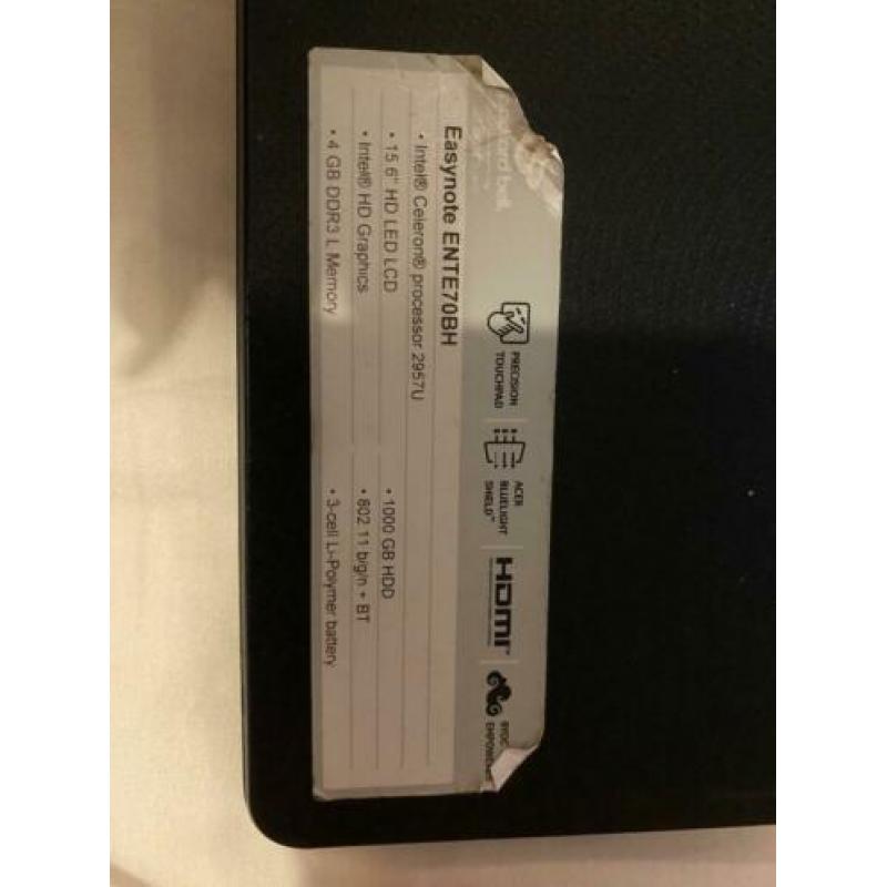 Packard bell laptop