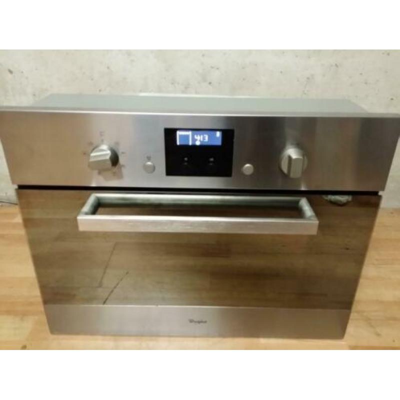 Luxe RVS whirlpool inbouw combi magnetron-combi-oven !!!