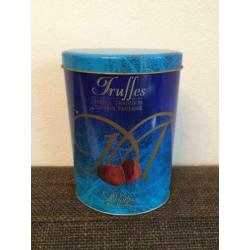 Truffes Fantaisie - Truffles Mathez Chocolatier ovaal blik