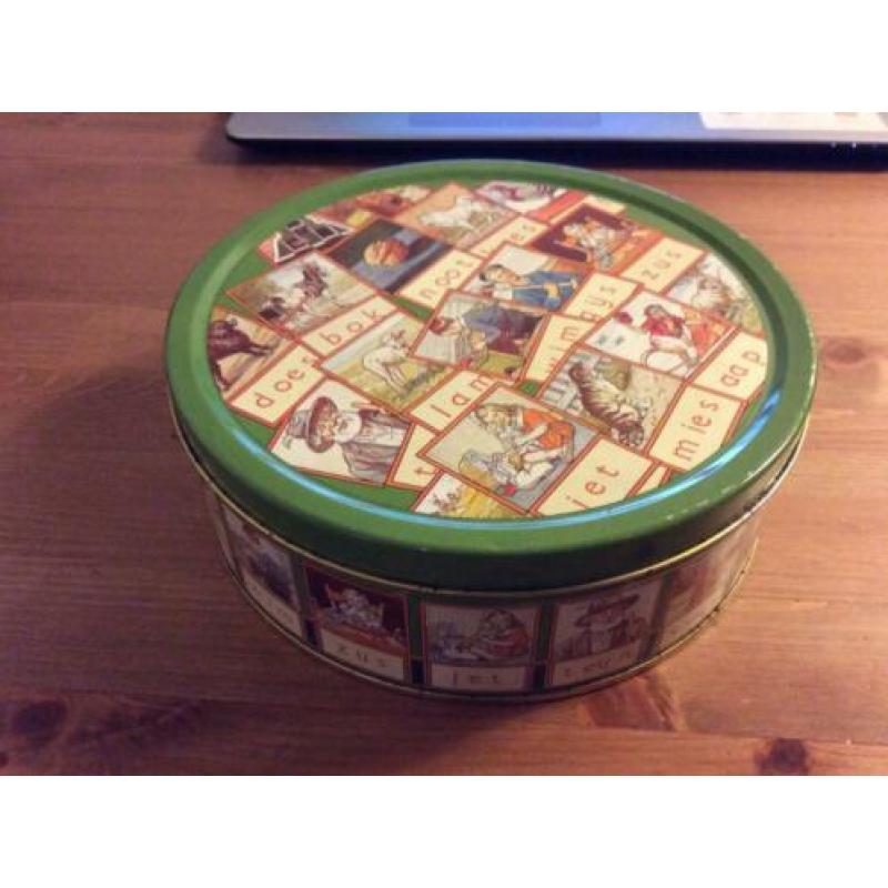 leuke aap-noot-mies koekblik