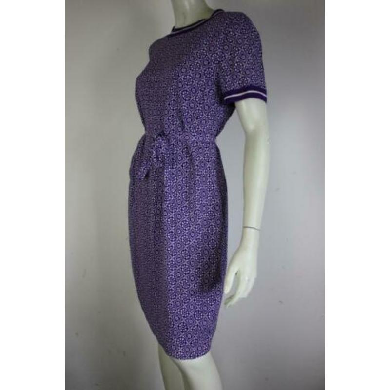 Paars wit Windsor jurkje! Mt 38. Brand new