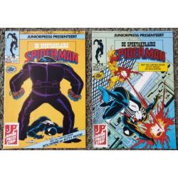 De spektakulaire spiderman comics. marvel. juniorpress. 1985