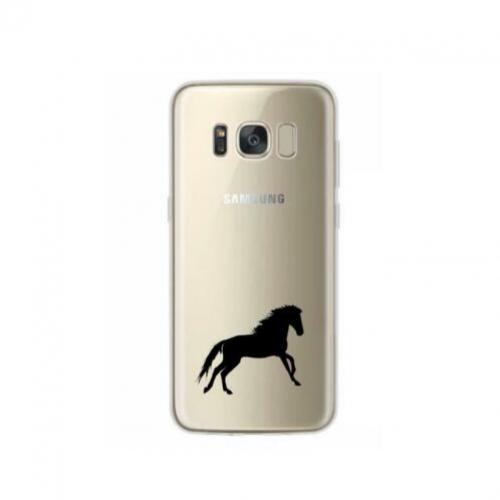 Samsung Galaxy S8-S10 E Transparante cover hoesjes paard