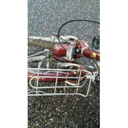 Rood vouwfiets