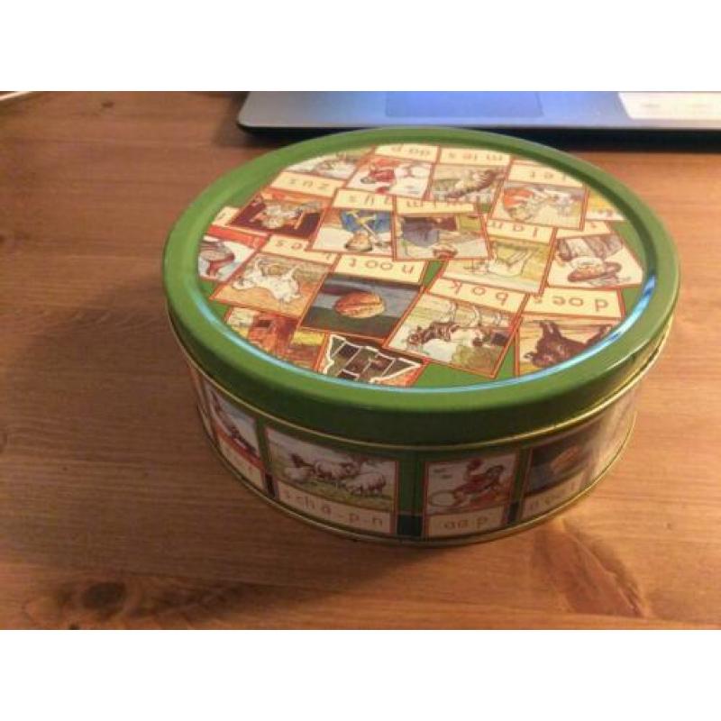 leuke aap-noot-mies koekblik