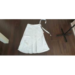 NIEUW gaaf witte MASSIMO DUTTI rok mt M 38/40, rokje wit