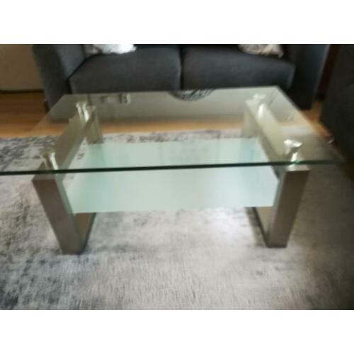 Glazen salontafel