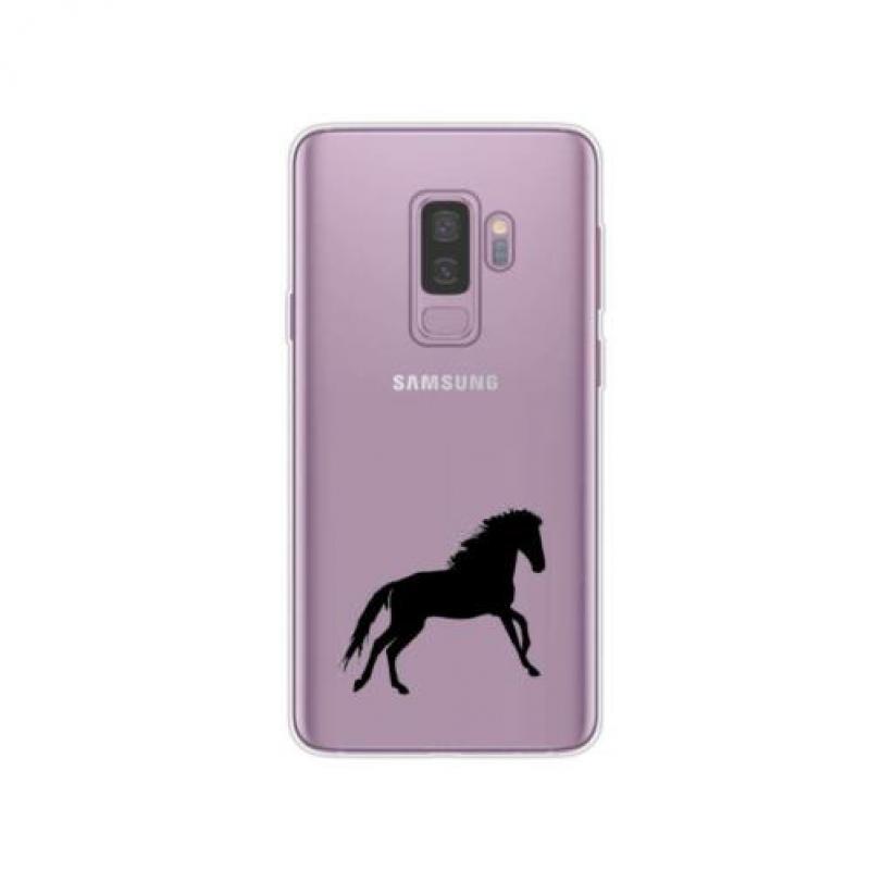 Samsung Galaxy S8-S10 E Transparante cover hoesjes paard