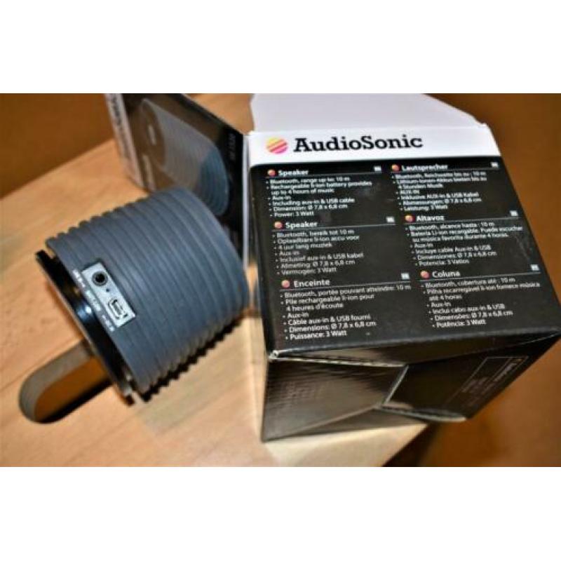 speaker audiosonic bluetooth rechargeble SK-1520, nieuwstaat
