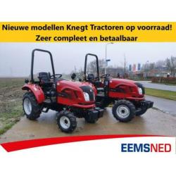 Bij Eemsned een Knegt 40 PK compact trekker Nieuw model