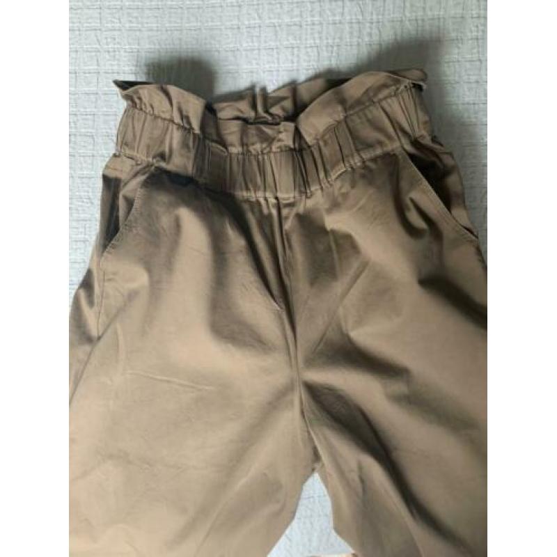 Paperbag pantalon Asos katoen maat L/XL