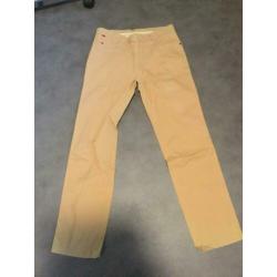 Okergele broek stretch Wear for men in maat 50