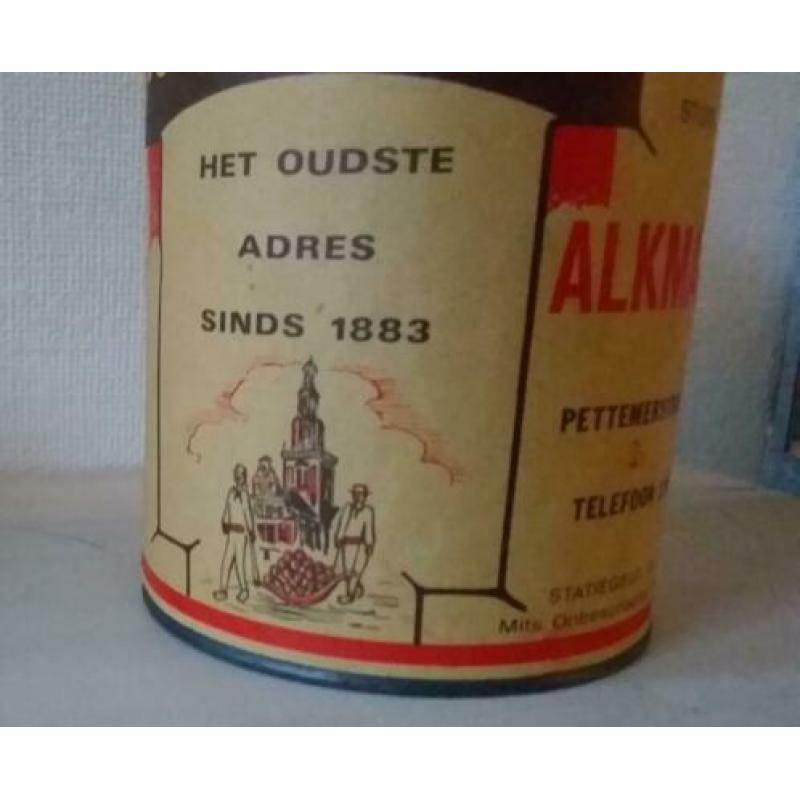 Koekblik uit Alkmaar eig. H. Dil. Pettemerstraat 25