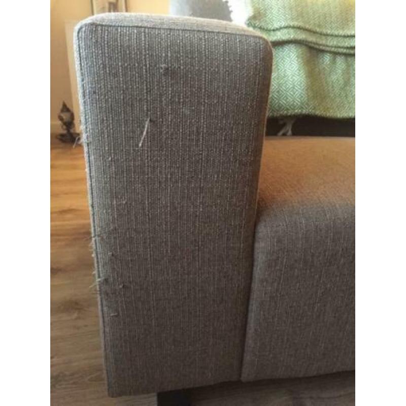 Beige hoekbank