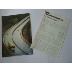 Folder FORD Transcontinental