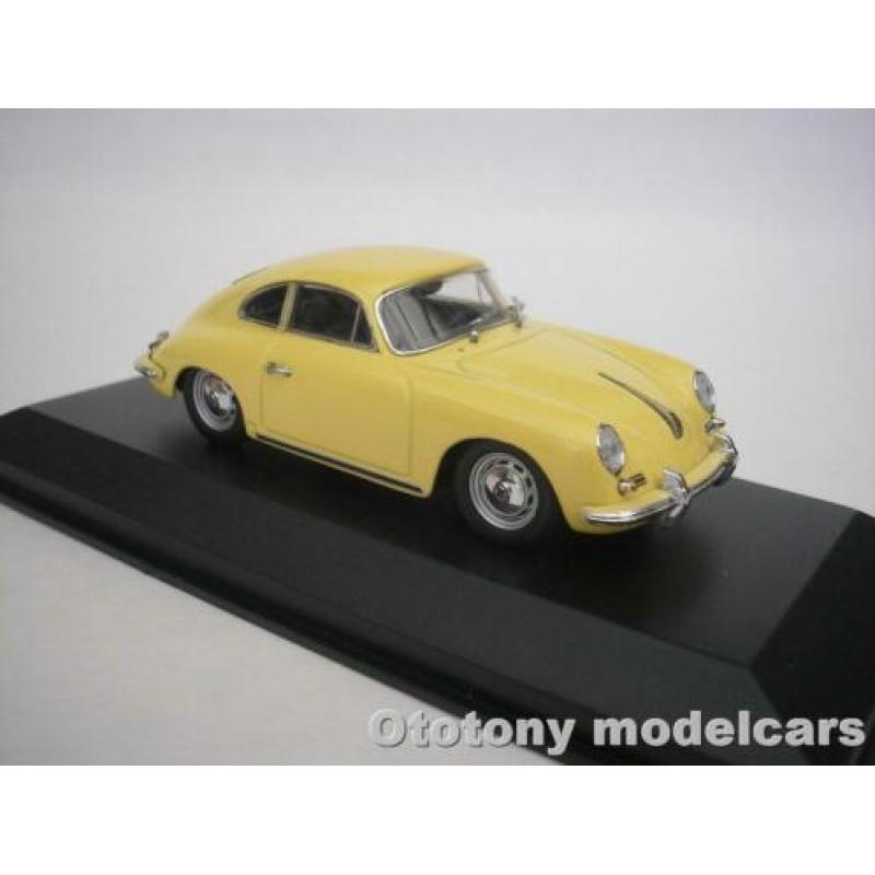 Porsche 356 B 1961 Geel 1/43 Maxichamps