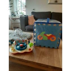 Vtech autostuur en puzzelschuimmat