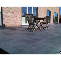 terrastegels Chinese hardsteen / Spotted Blue 60x60 cm facet