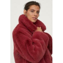 H&M Trend Imitatie bontjas nieuw H&M teddy faux fur jas