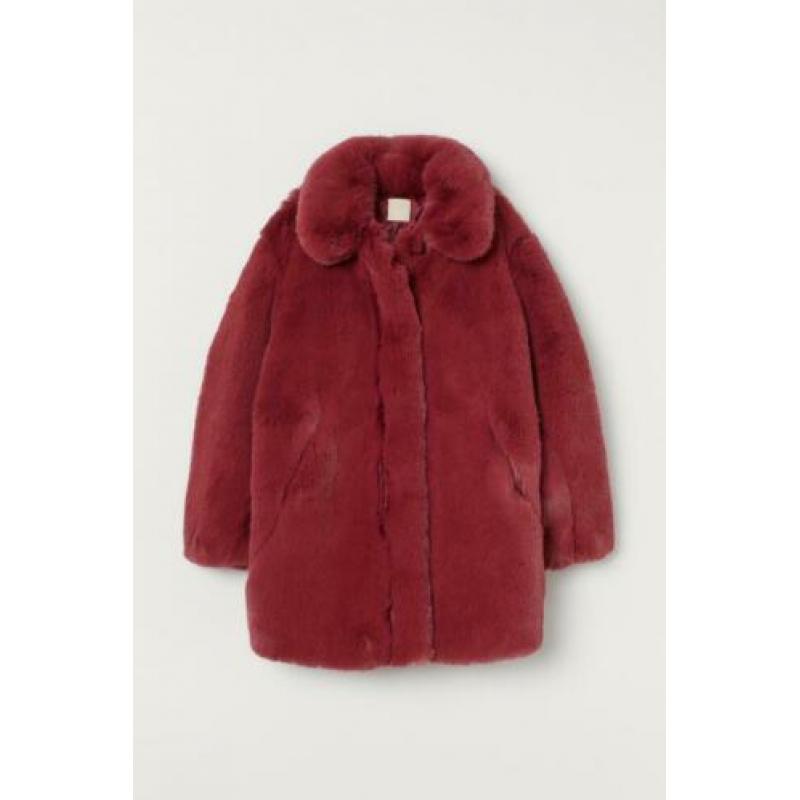 H&M Trend Imitatie bontjas nieuw H&M teddy faux fur jas