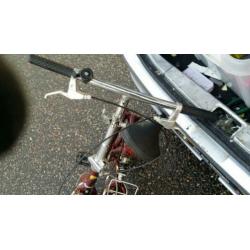 Rood vouwfiets