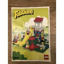 LEGO fabuland 3676 Catherine Cat's Fun Park compleet + boek