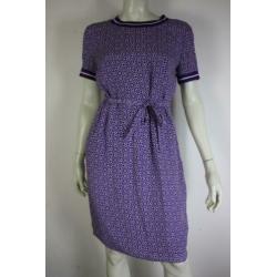 Paars wit Windsor jurkje! Mt 38. Brand new