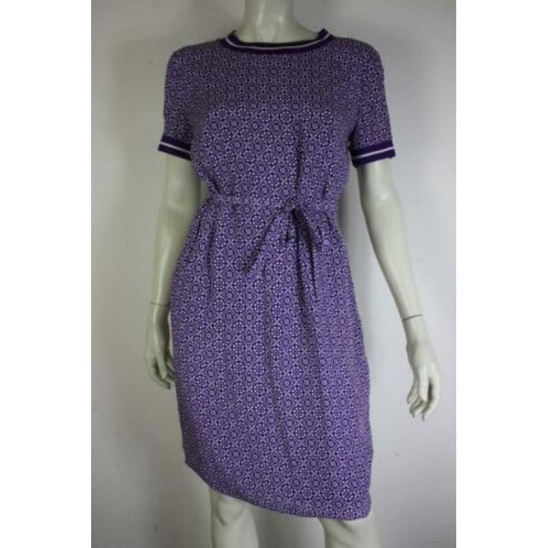 Paars wit Windsor jurkje! Mt 38. Brand new