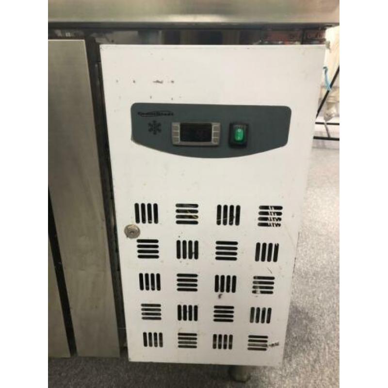 Koelwerkbank glasopstand 2 deuren