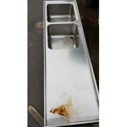 Rvs wastrog wasbak