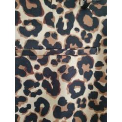 Tijgerprint broek maat S